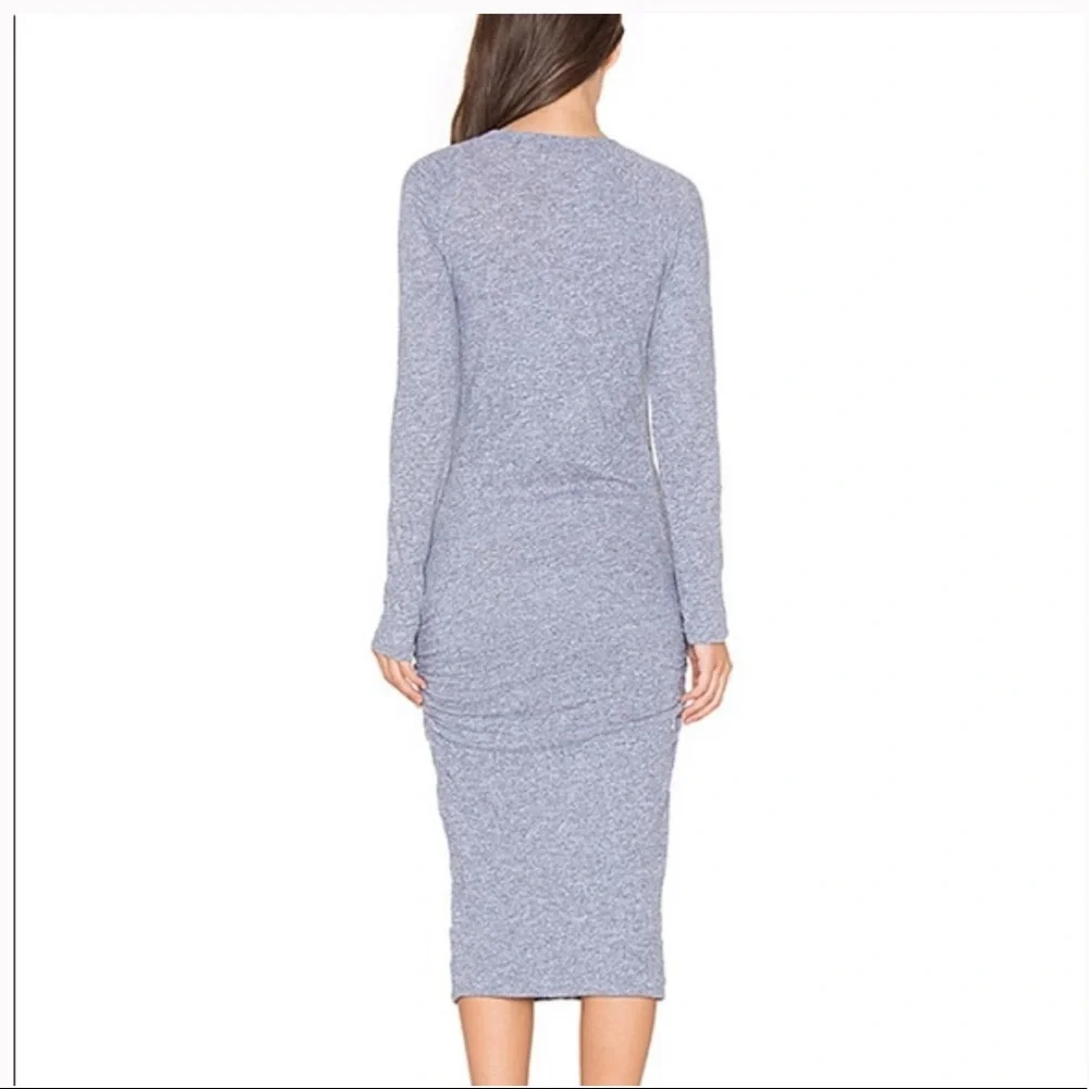 NWOT V-neck shirred dress - Picture 3 of 8